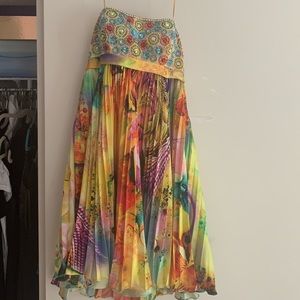 Multicolored cocktail dress
